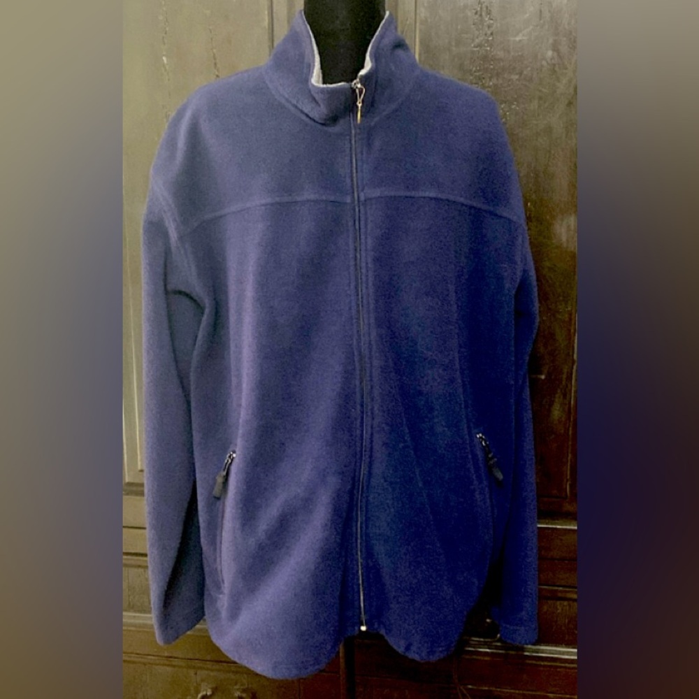 Prospirit Fleece Jacket unisex Navy fleece jacket - Size XL